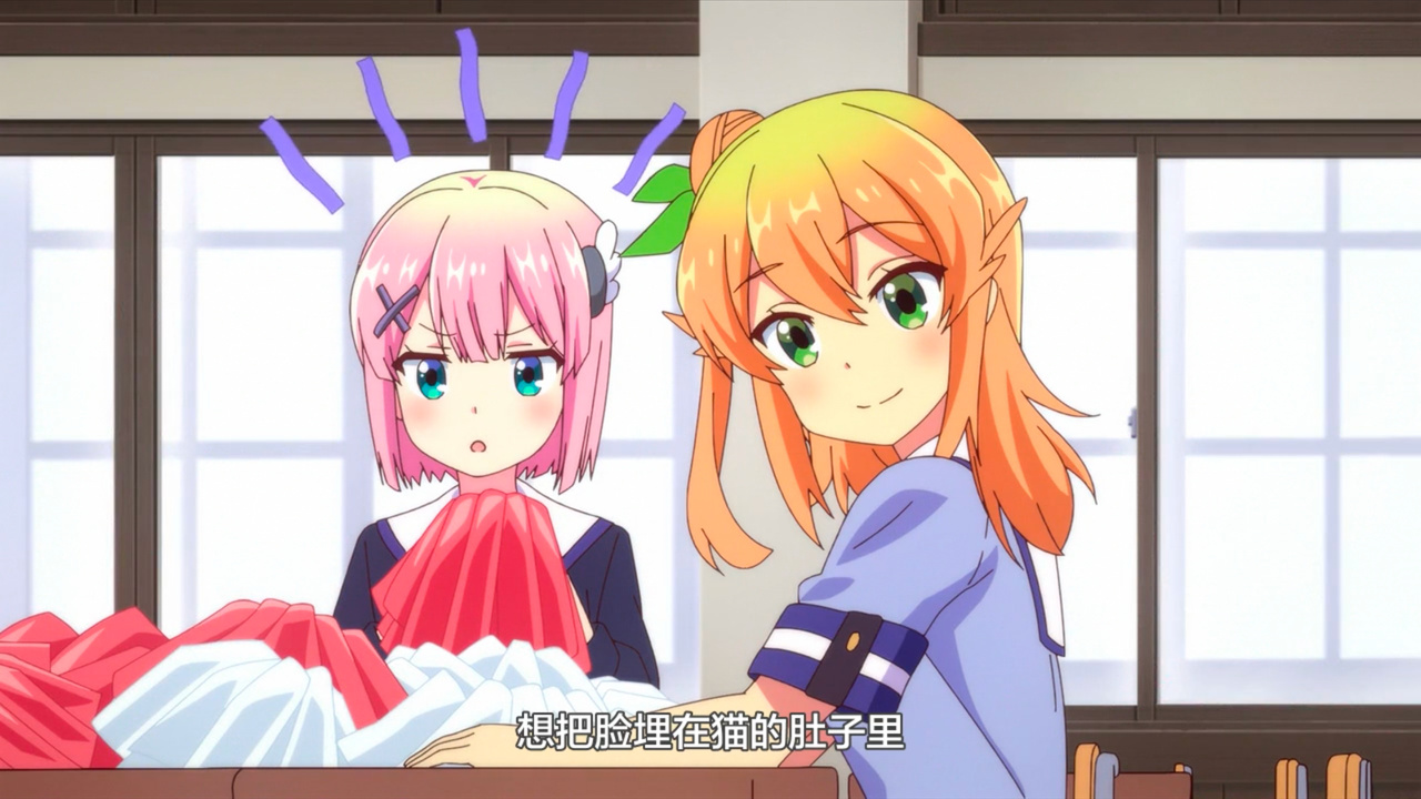 想把脸埋在猫的肚子里