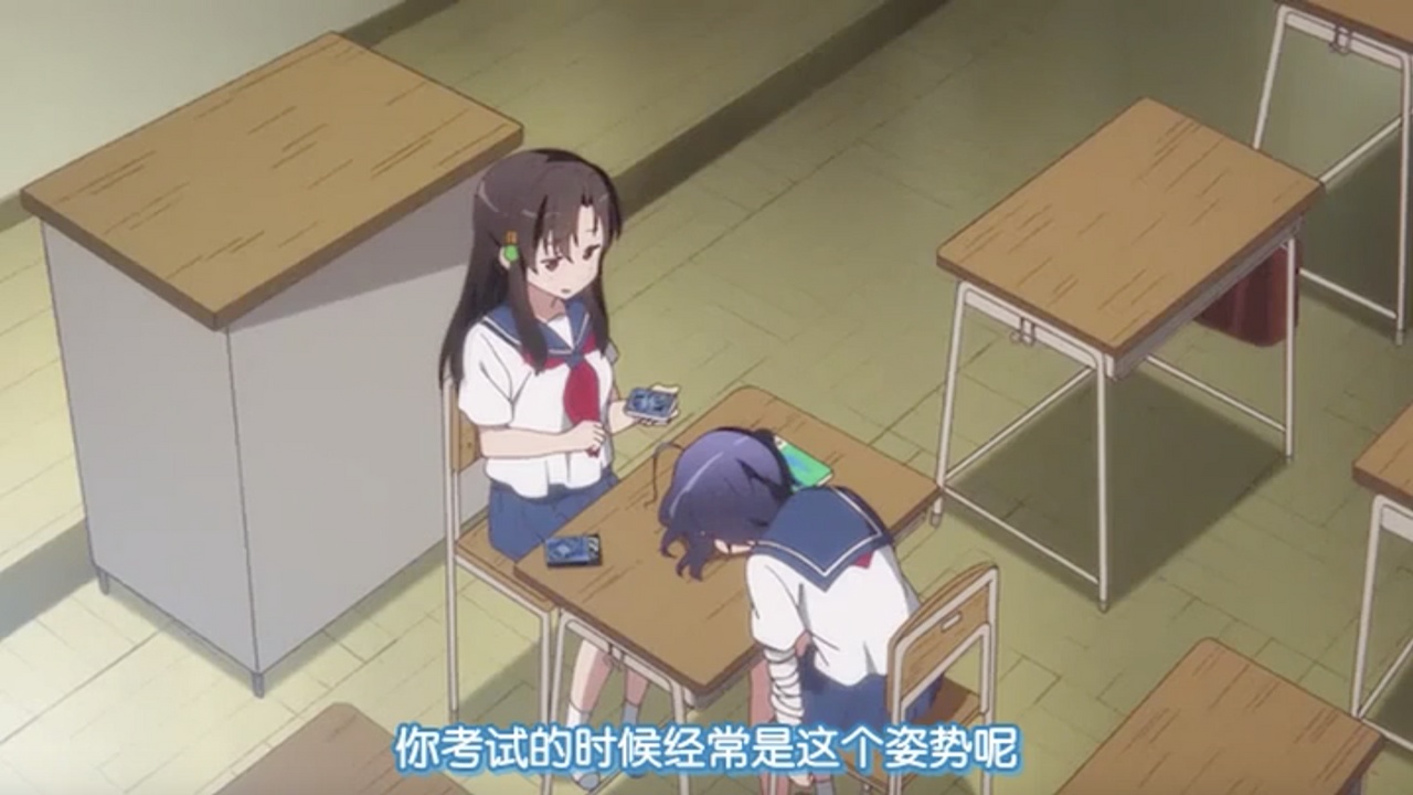 你考试的时候经常是这个姿势呢