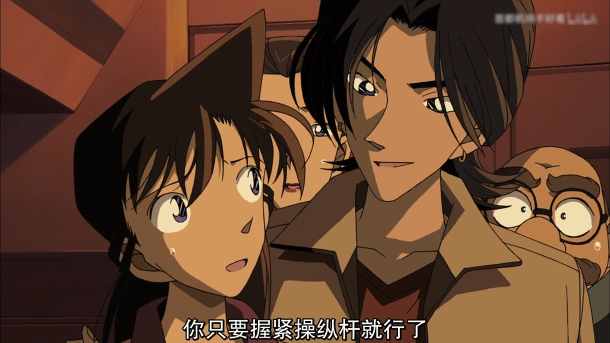 你只要握紧操纵杆就行了