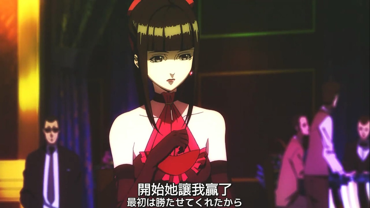 开始她让我赢了