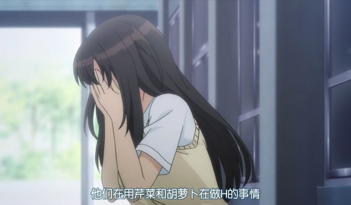他们在用芹菜和胡萝卜做着H的事情