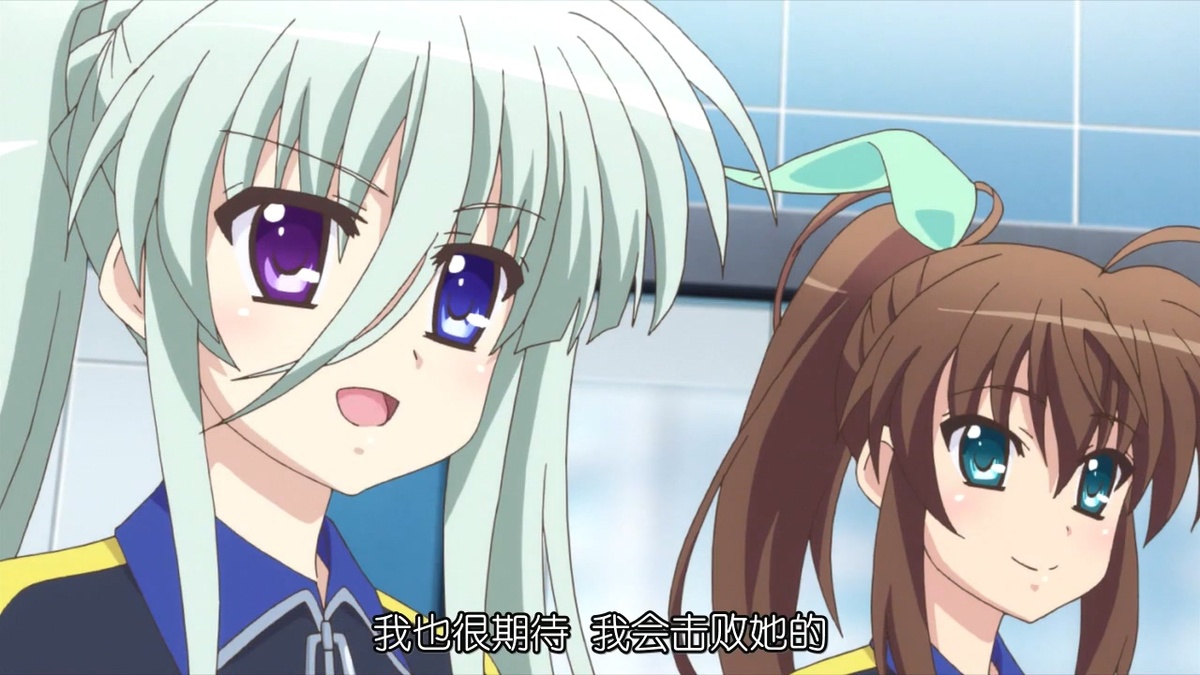我也很期待 我会击败她的