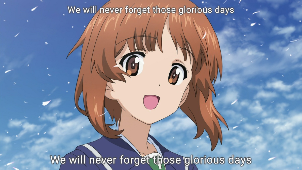 We will never forget those glorious days