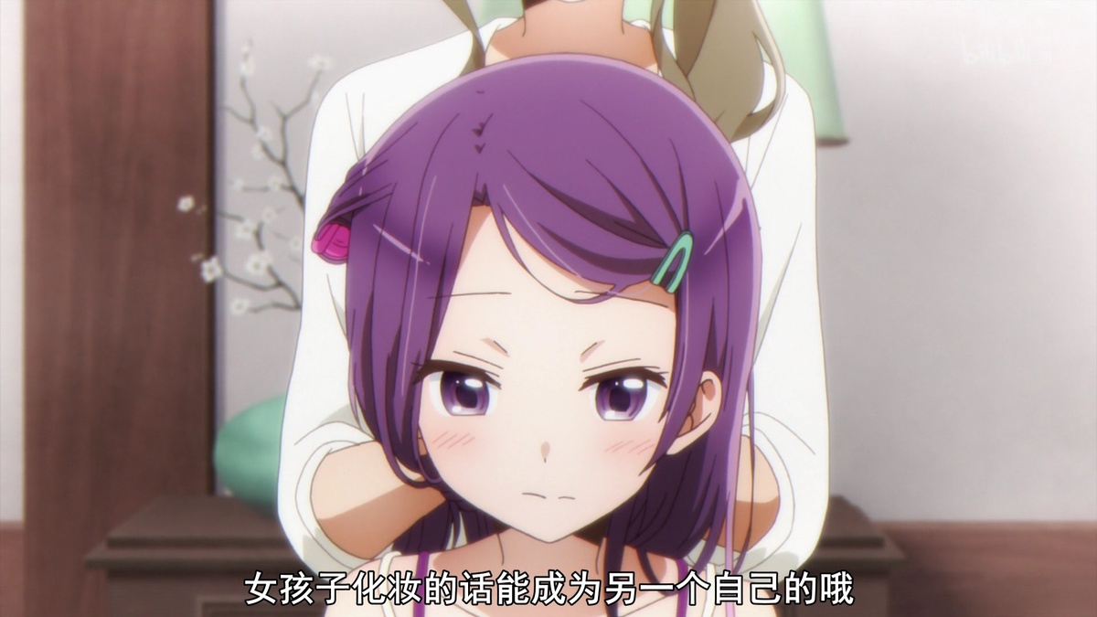 女孩子化妆的话能成为另一个自己的哦